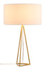 The Sascha Table Lamp White & Brass  Era and Style Inspired Home Decor 1