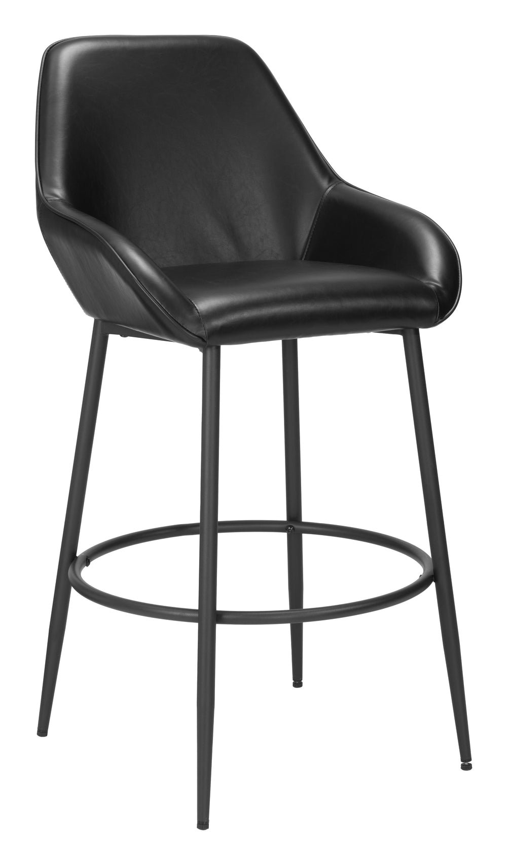 The Vila Barstool (Set of 2) Black  Era and Style Inspired Home Decor 1