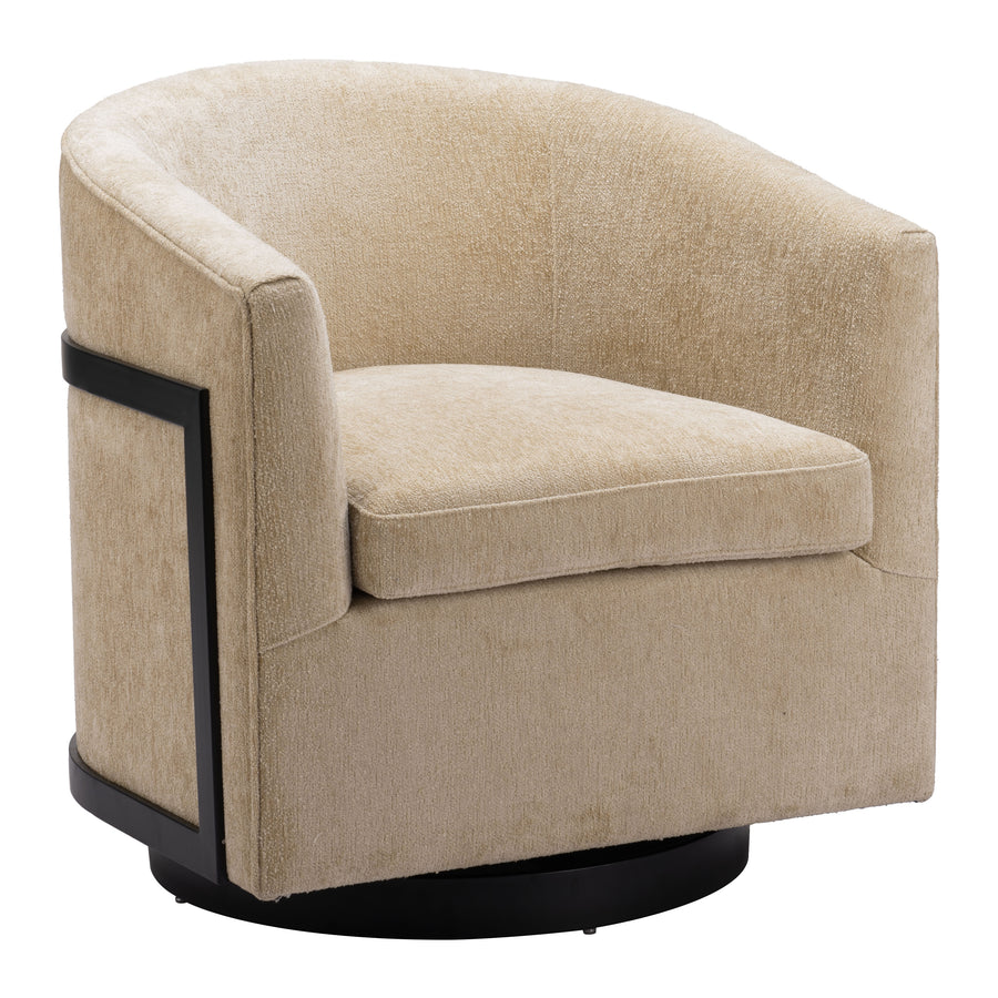 The Hanko Swivel Chair Golden Beige  Era and Style Inspired Home Decor 1