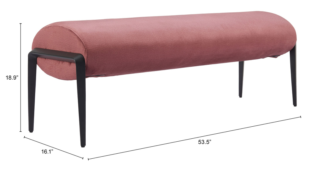 The Glatt Bench Brown  Era and Style Inspired Home Decor 1