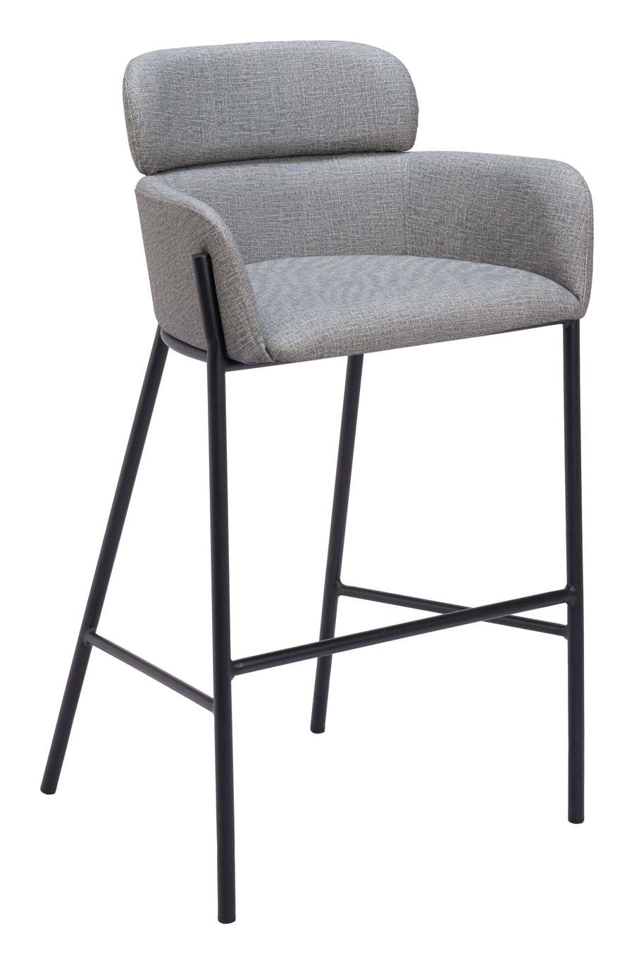 The Bremor Barstool Slate Gray  Era and Style Inspired Home Decor 1