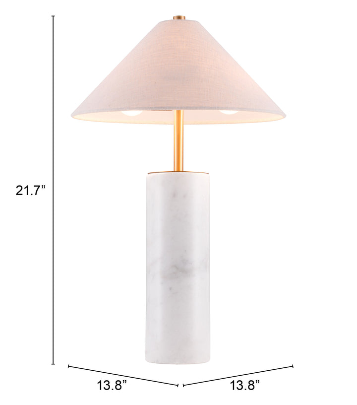 The Ciara Table Lamp Beige & White  Era and Style Inspired Home Decor 1