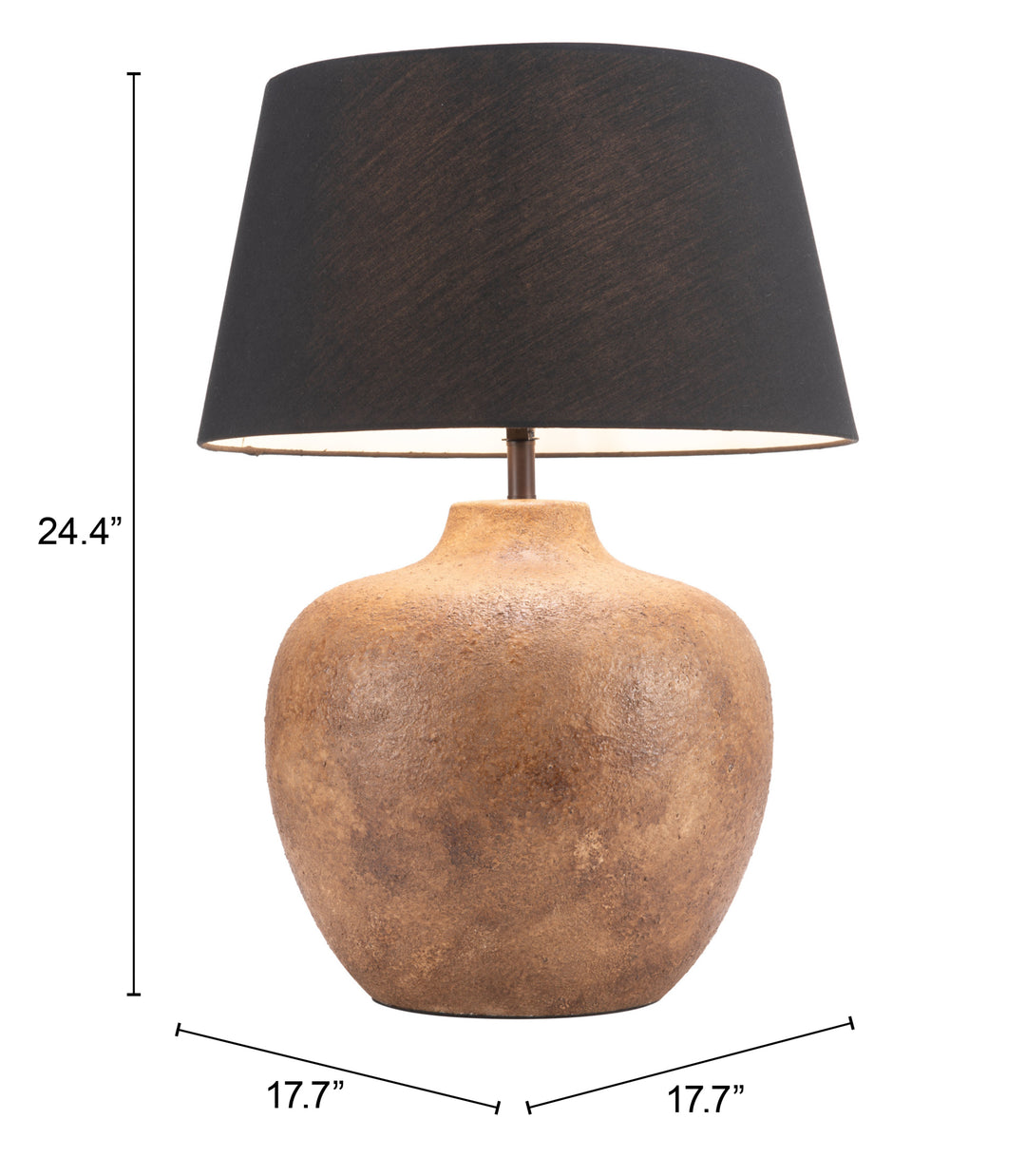 The Basil Table Lamp Black  Era and Style Inspired Home Decor 1