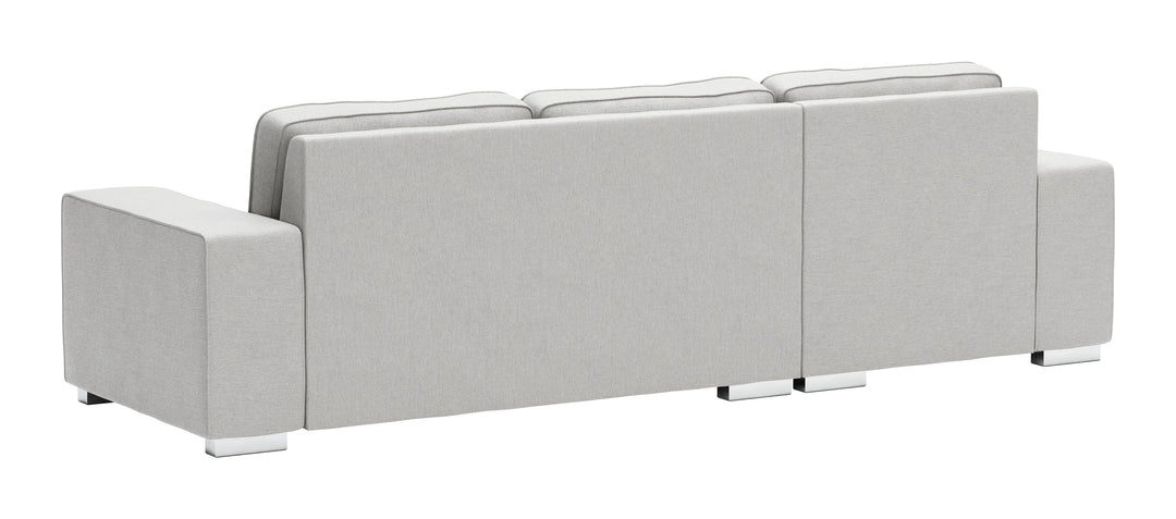 The Brickell Sectional Light Gray  Era and Style Inspired Home Decor 1