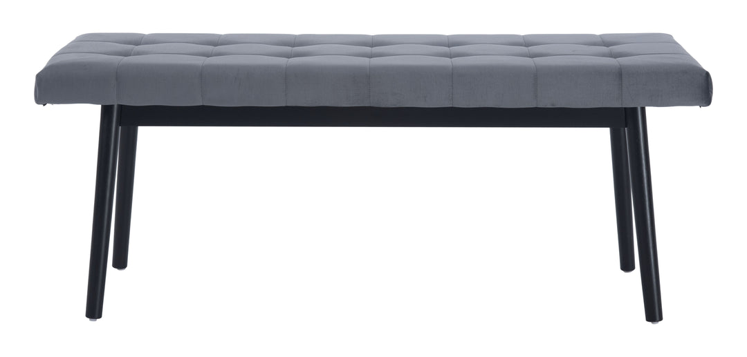 The Tanner Bench Gray & Black  Era and Style Inspired Home Decor 1