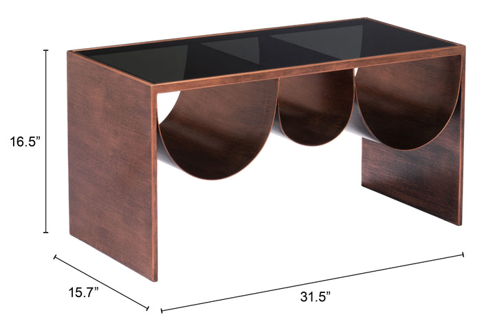 The Aveiro Coffee Table Copper & Black  Era and Style Inspired Home Decor 1