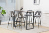 Set of 2 Modern Contemporary Velvet Upholstered Bar Stools