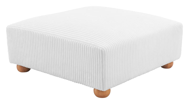 The Tayte Ottoman White  Era and Style Inspired Home Decor 1