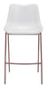 The Magnus Barstool (Set of 2) White & Walnut  Era and Style Inspired Home Decor 1