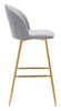 The Cozy Barstool Gray & Gold  Era and Style Inspired Home Decor 1