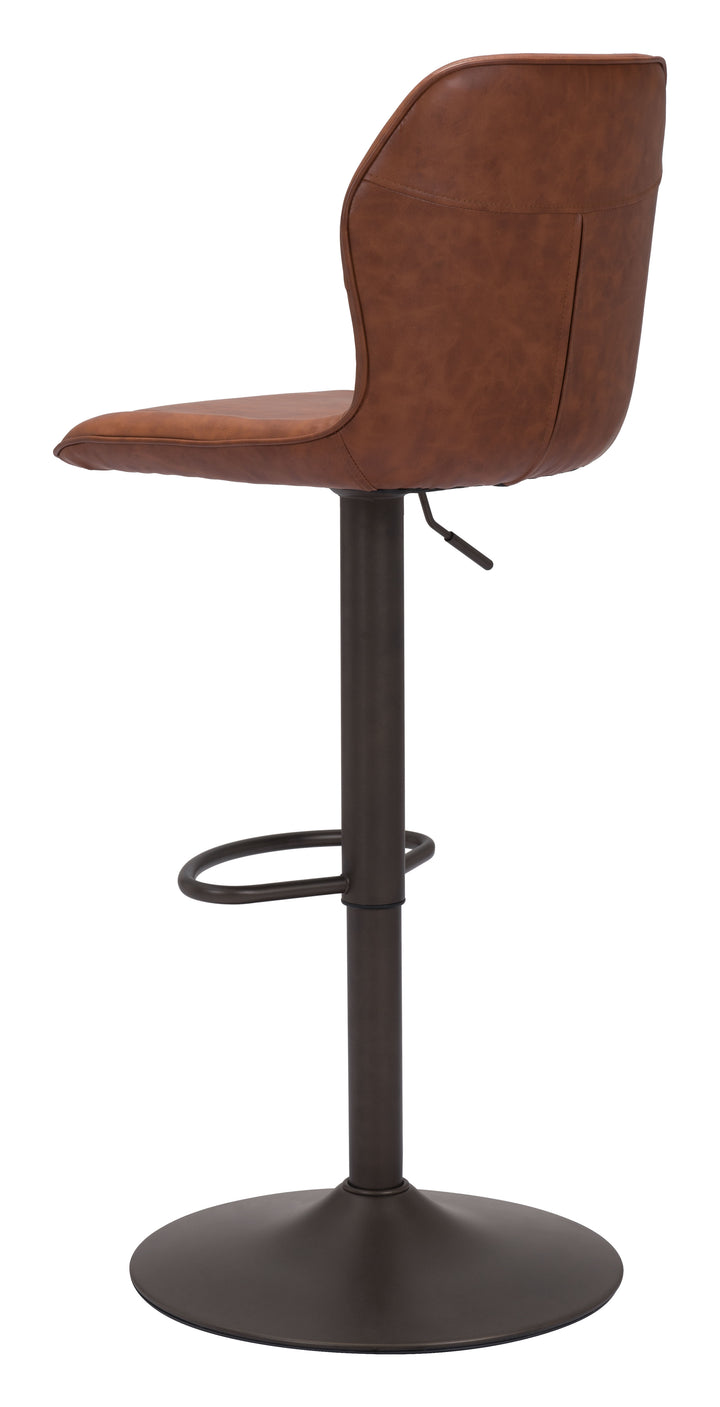 The Vital Barstool Vintage Brown & Dark Bronze  Era and Style Inspired Home Decor 1