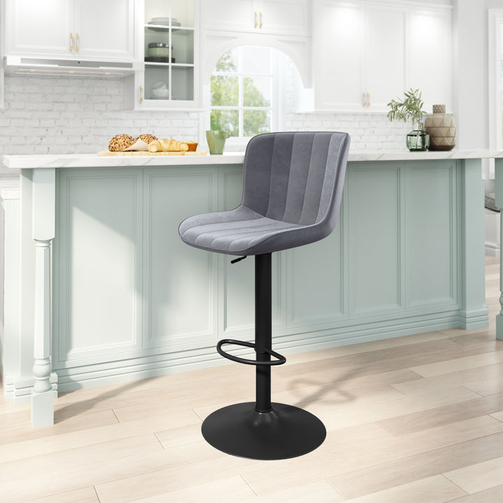 The Tarley Barstool Gray  Era and Style Inspired Home Decor 1