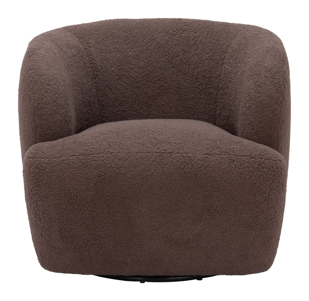 The Govan Swivel Chair Brown  Era and Style Inspired Home Decor 1