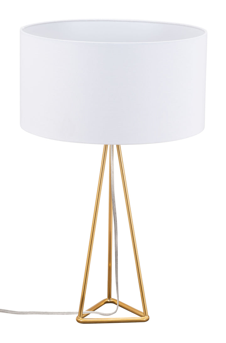 The Sascha Table Lamp White & Brass  Era and Style Inspired Home Decor 1