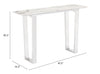 The Atlas Console Table White & Silver  Era and Style Inspired Home Decor 1