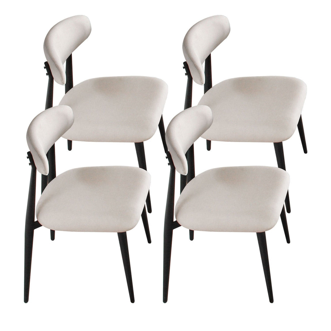 Set of 4 Upholstered Dining Chairs