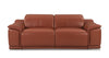 Genuine Italian Leather Power Reclining Sofa