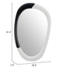 The Muna Mirror White & Black  Era and Style Inspired Home Decor 1