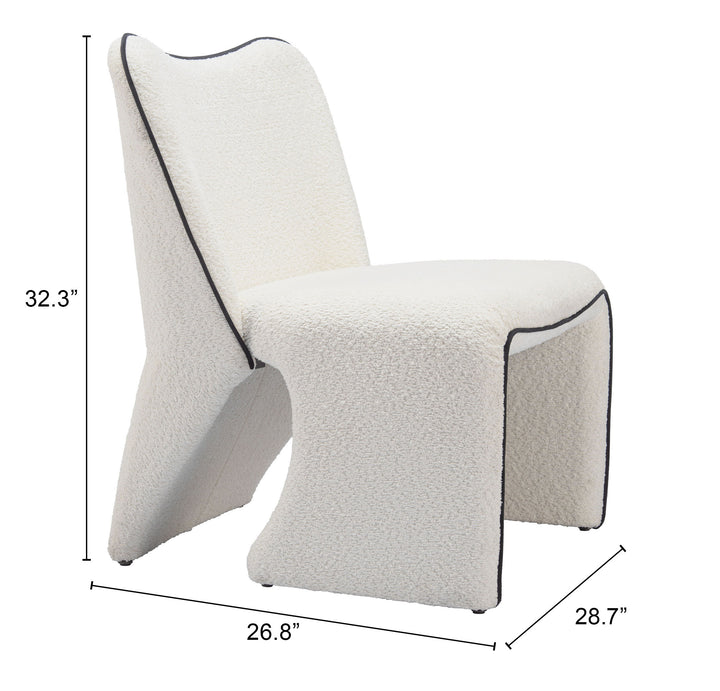 The Novo Accent Chair Ivory  Era and Style Inspired Home Decor 1