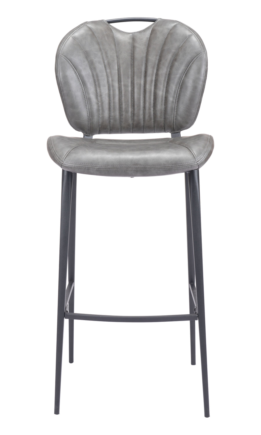 The Terrence Barstool Vintage Gray  Era and Style Inspired Home Decor 1