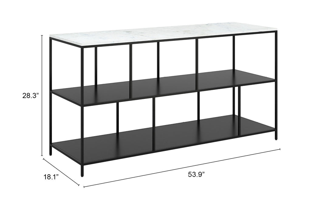 The Singularity Console Table White & Black  Era and Style Inspired Home Decor 1