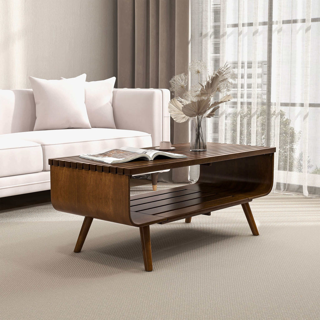 The Alice Coffee Table Walnut Era and Style Inspired Home Décor 4