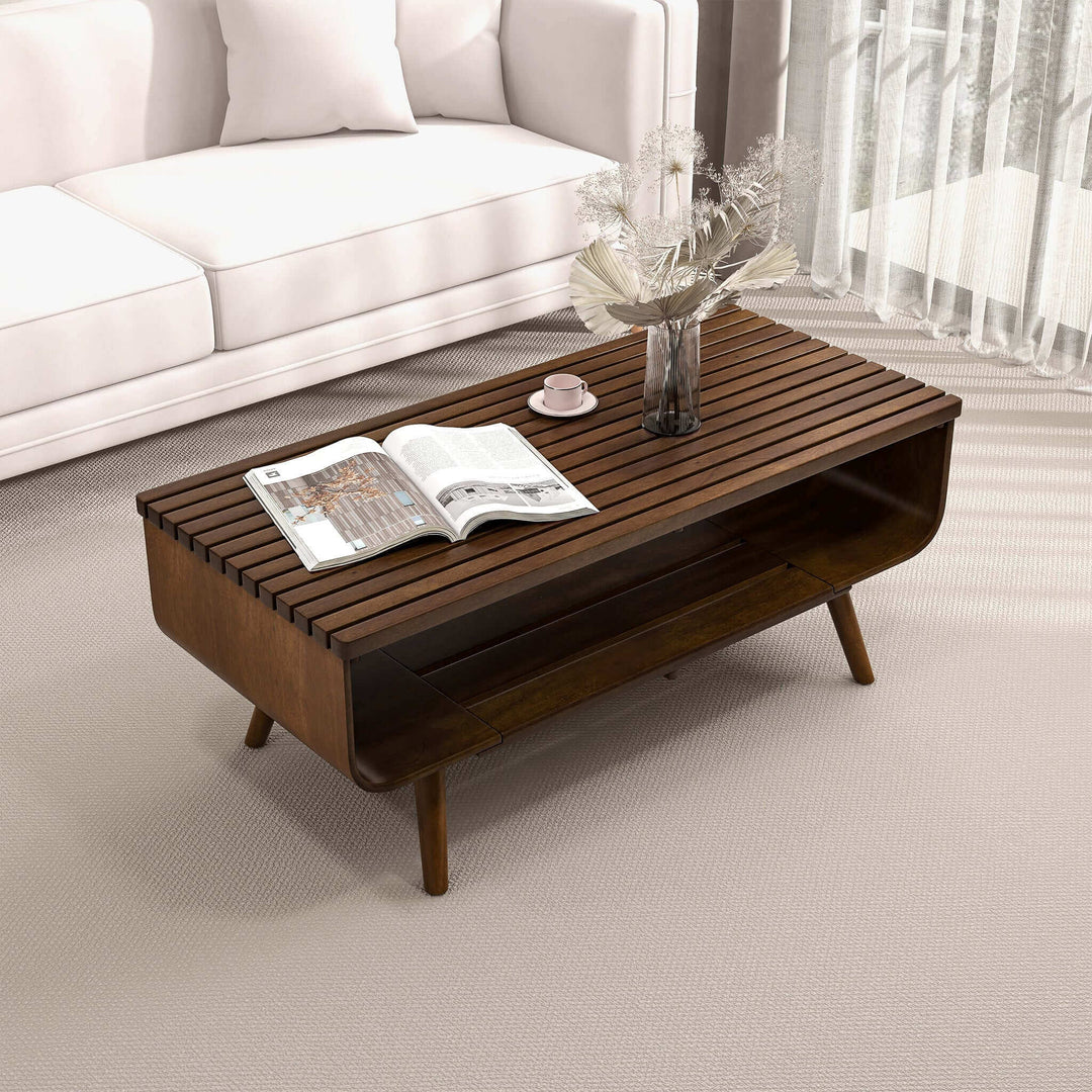 The Alice Coffee Table Walnut Era and Style Inspired Home Décor 3