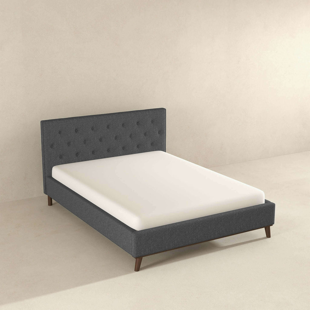 The Graceville Queen Fabric Platform Bed Era and Style Inspired Home Décor 7