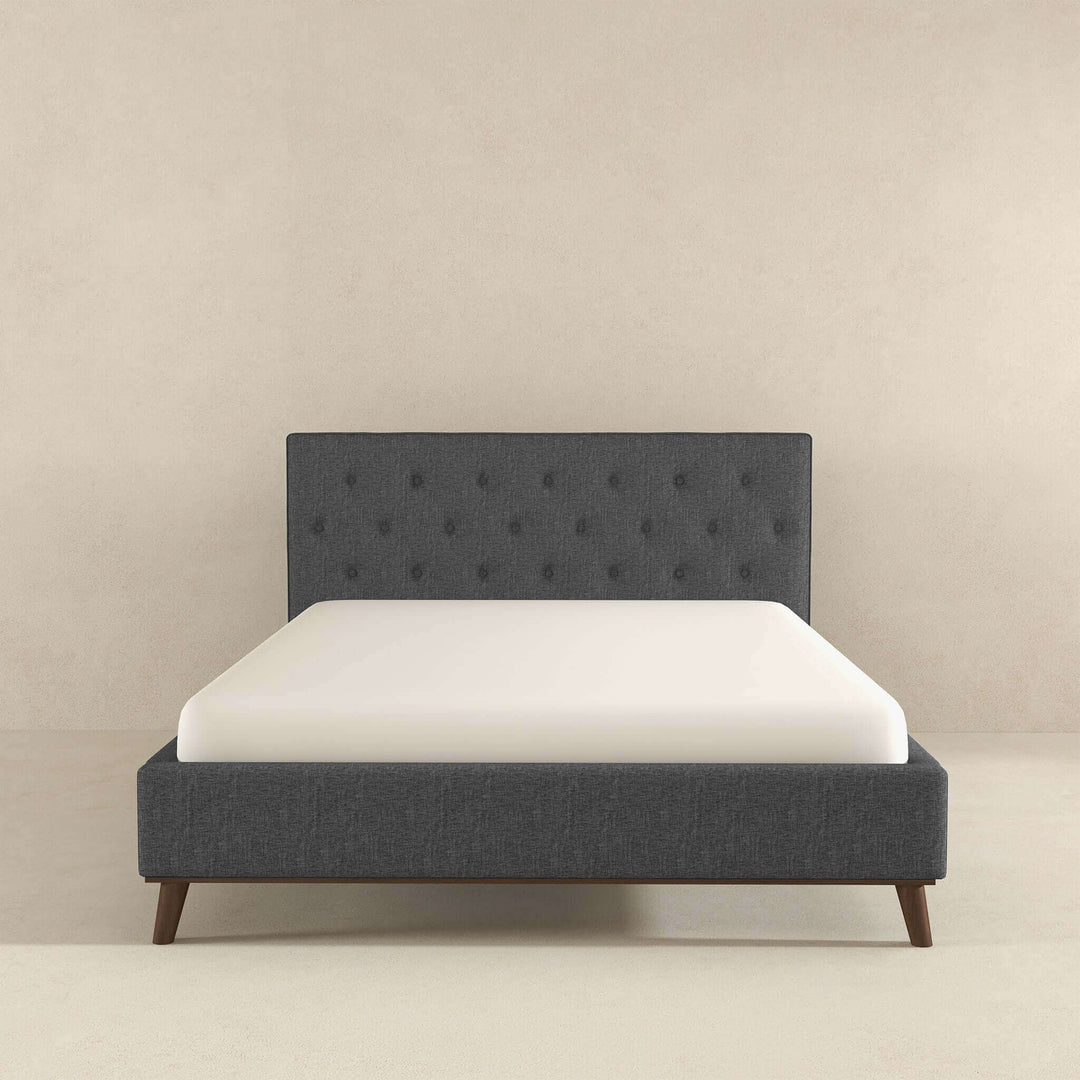 The Graceville Queen Fabric Platform Bed Era and Style Inspired Home Décor 5