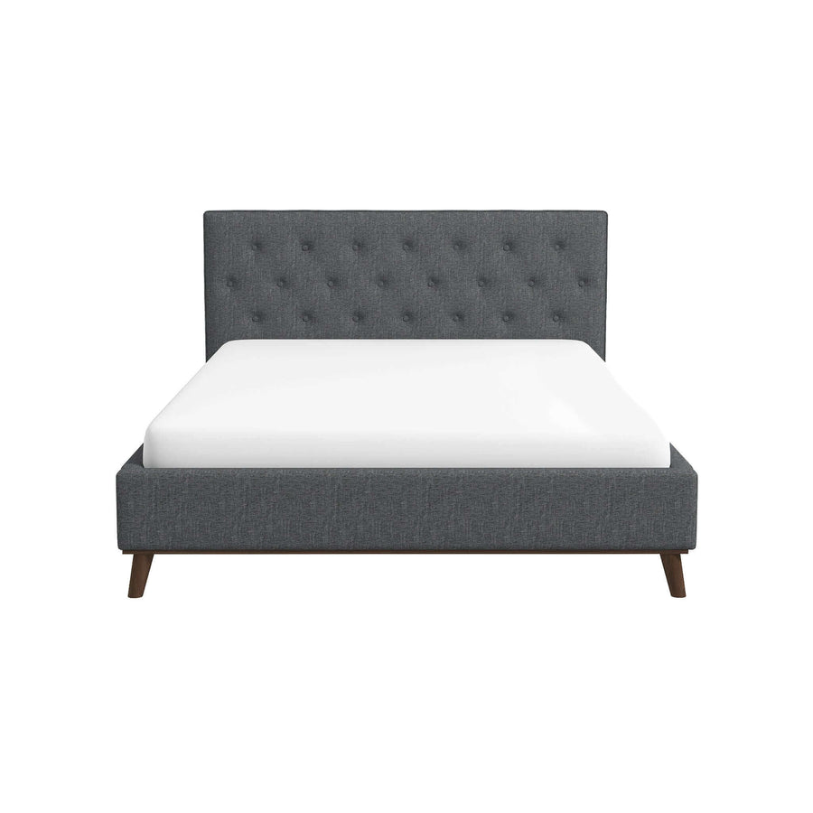 The Graceville Queen Fabric Platform Bed Era and Style Inspired Home Décor 2