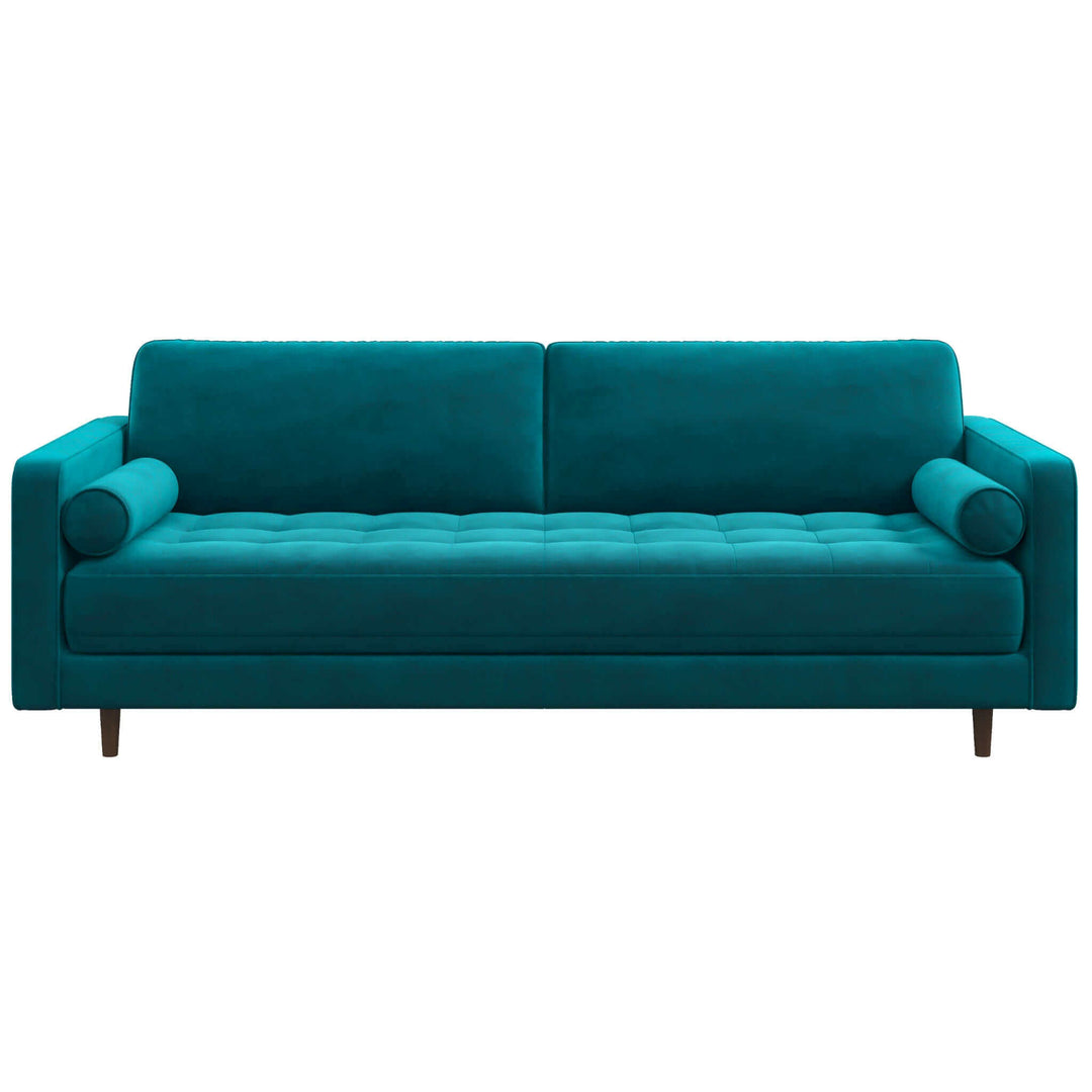 The Anthony Teal Velvet Sofa Era and Style Inspired Home Décor 4