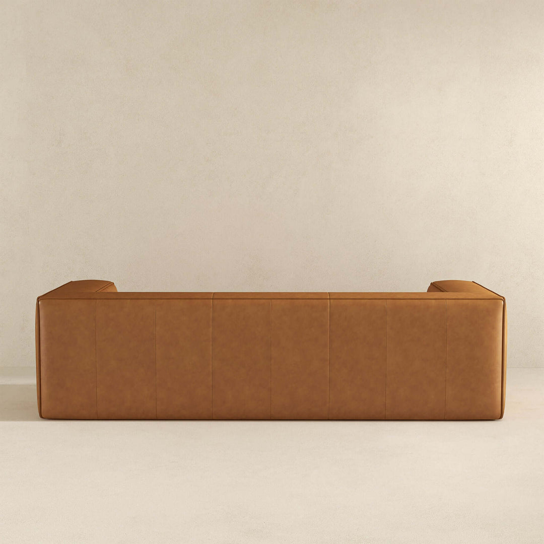 The Colton Tan Leather Sofa Era and Style Inspired Home Décor 6