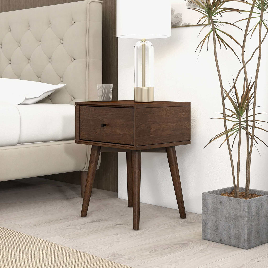 The Avery Solid Wood Night Stand 1 Drawer Era and Style Inspired Home Décor 4