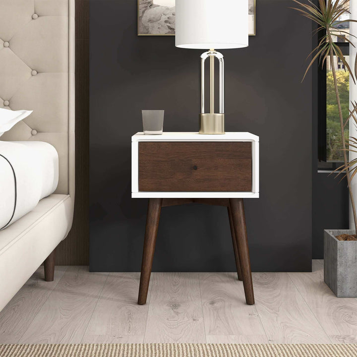 The Avery Solid Wood Night Stand 1 Drawer Era and Style Inspired Home Décor 1