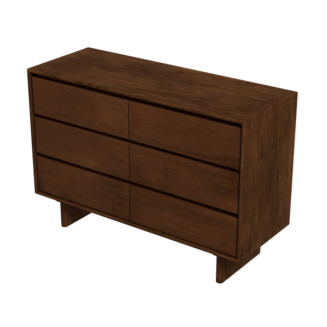 The Dubrovnik Mid Century Modern Walnut Dresser With 6 Drawers Era and Style Inspired Home Décor 3