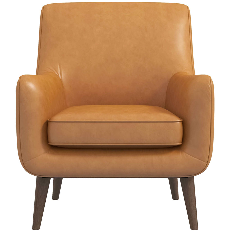 The Alex Tan Leather Lounge Chair Era and Style Inspired Home Décor 2