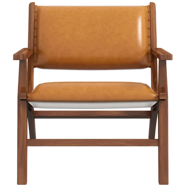 The Hendrix Antique Tan Leather Arm Chair Era and Style Inspired Home Décor 1