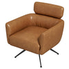 The Camila Tan Leather Lounge Chair Era and Style Inspired Home Décor 2