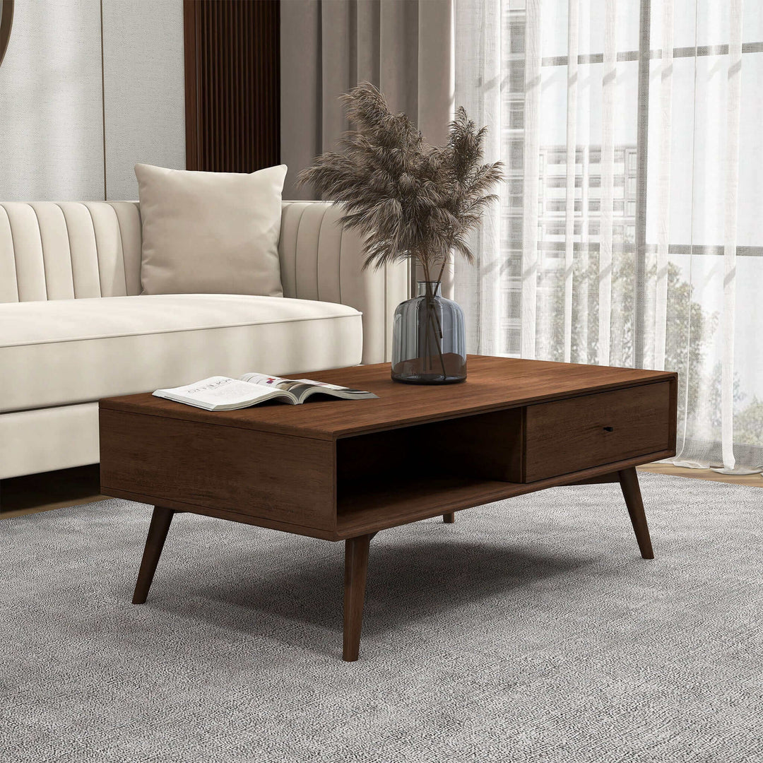 The Caroline Walnut Coffee Table Era and Style Inspired Home Décor 4