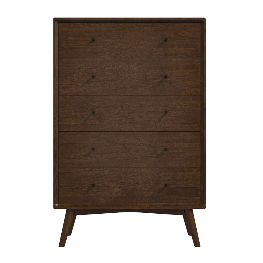 The Caroline Mid Century Modern Solid Wood Dresser 5-Drawer Era and Style Inspired Home Décor 2