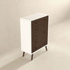 The Caroline Mid Century Modern Solid Wood White Dresser 5-Drawer Era and Style Inspired Home Décor 5