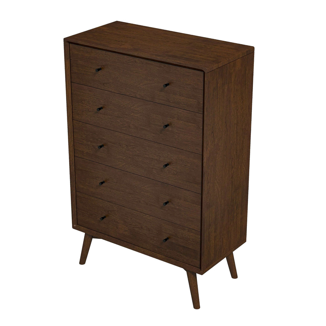 The Caroline Mid Century Modern Solid Wood Dresser 5-Drawer Era and Style Inspired Home Décor 3