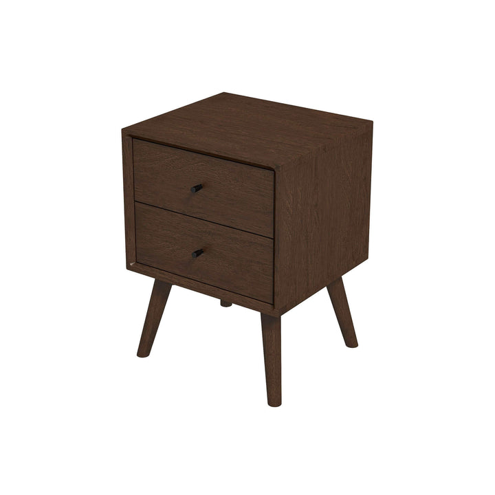 The Alexa Mid Century Modern Style Night Stand 2-Drawer Era and Style Inspired Home Décor 2