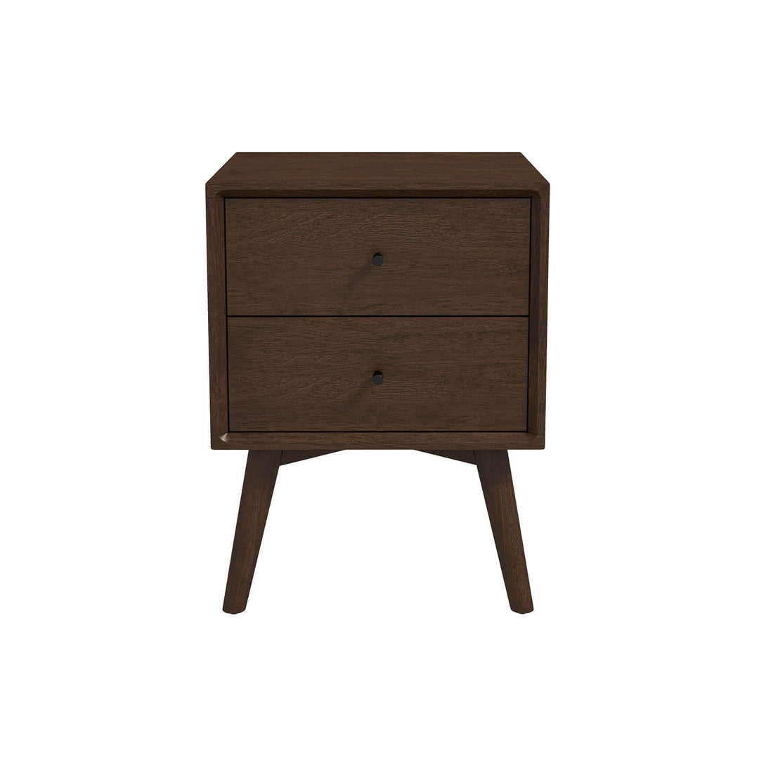 The Alexa Mid Century Modern Style Night Stand 2-Drawer Era and Style Inspired Home Décor 1