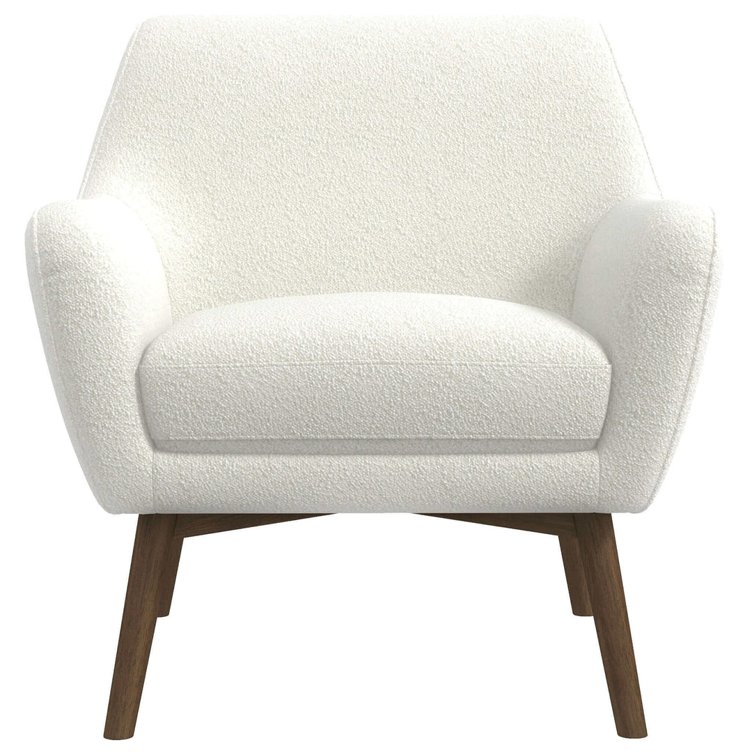 The Panom  White Boucle Lounge Chair Era and Style Inspired Home Décor 2