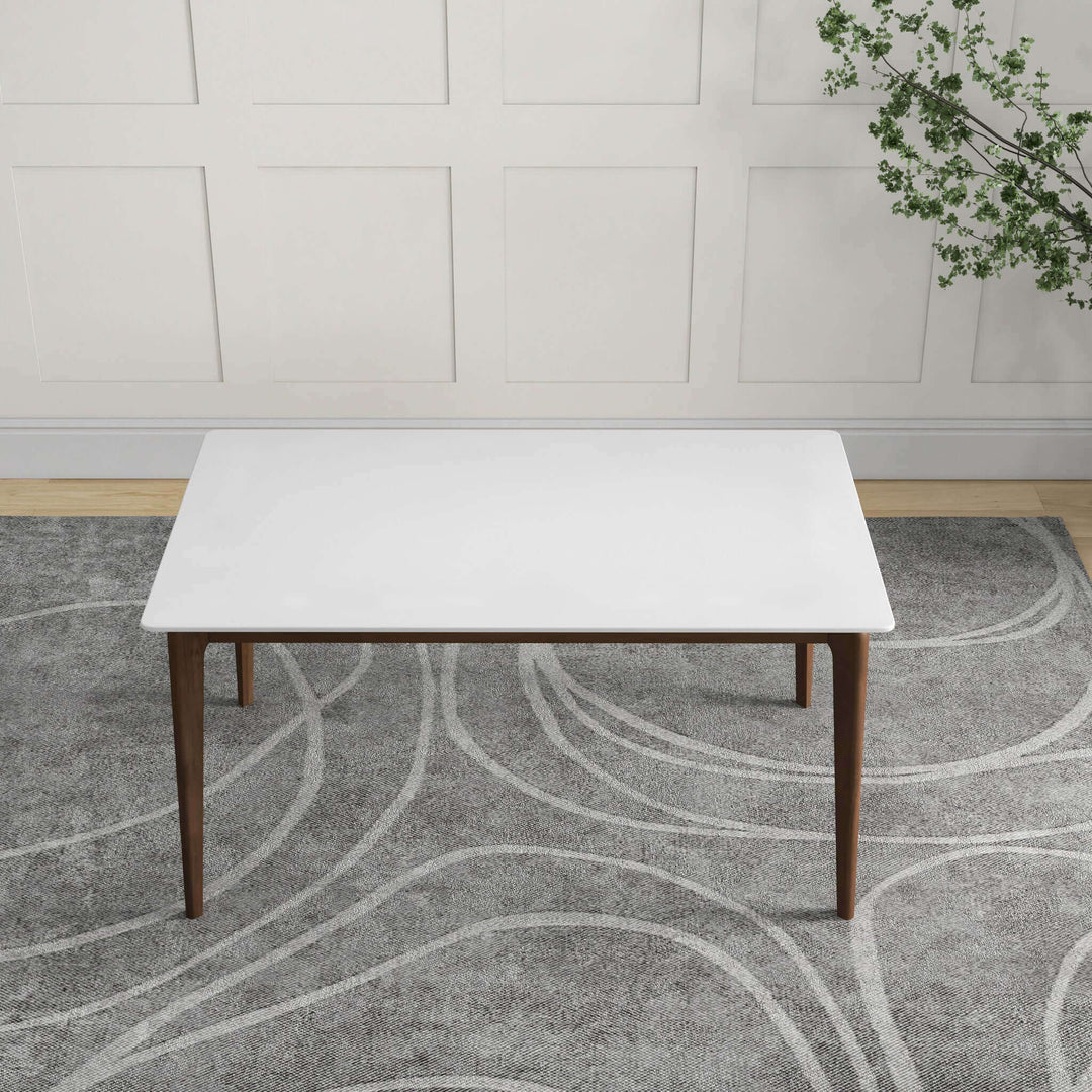 The Lindsey Solid Wood White Top Dining Table Era and Style Inspired Home Décor 1