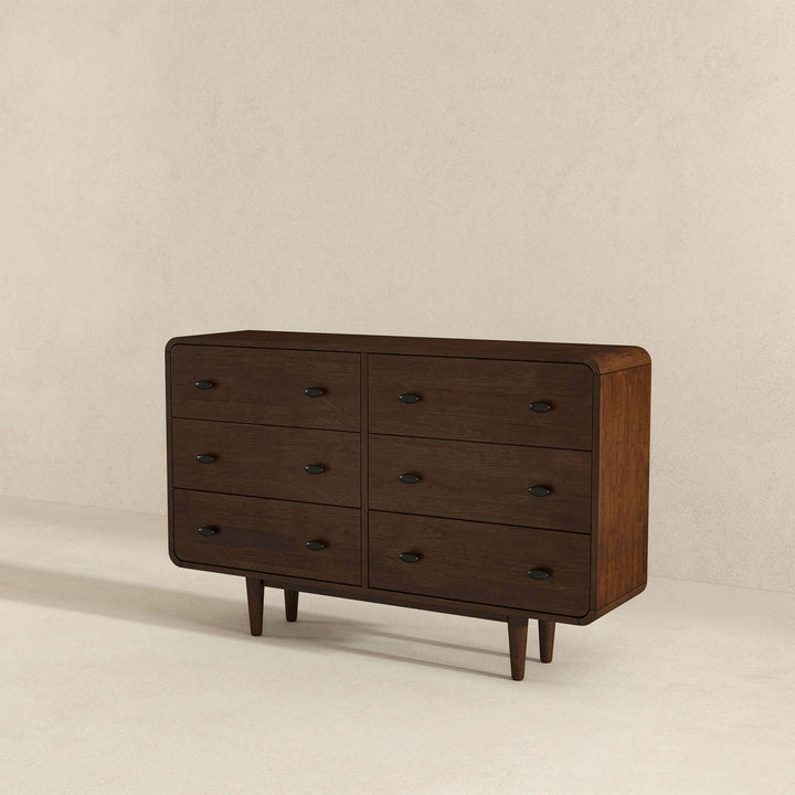 The Alexa Mid Century Modern Dresser 6 Drawer Era and Style Inspired Home Décor 5