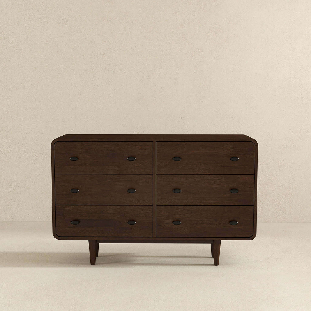 The Alexa Mid Century Modern Dresser 6 Drawer Era and Style Inspired Home Décor 4