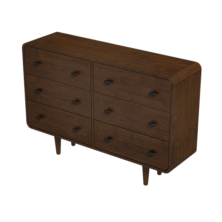 The Alexa Mid Century Modern Dresser 6 Drawer Era and Style Inspired Home Décor 2