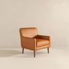 The Claire Genuine Leather Lounge Chair In Tan Era and Style Inspired Home Décor 8